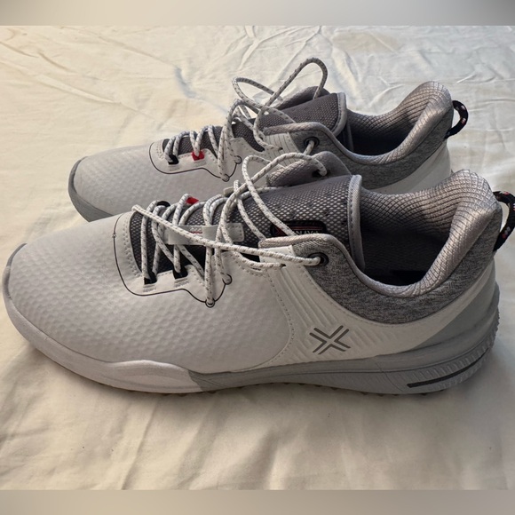 NWOT Men's White and Gray Athletic Shoes - Picture 3 of 10